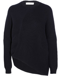 Stella McCartney Ribbed Wool Sweater Midnight Blue