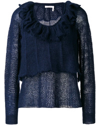 See by Chloe See By Chlo Ruffle Neck Sweater