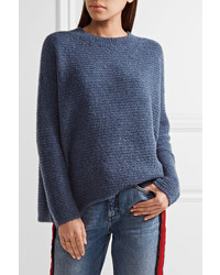 Vince Wool And Cashmere Blend Sweater Blue