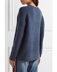 Vince Wool And Cashmere Blend Sweater Blue