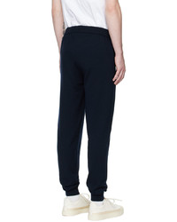 Sunspel Navy Merino Wool Lounge Pants