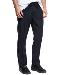 Vince Wool Track Pants With Piping