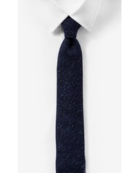Express Narrow Wool Blend Tie Donegal Tweed