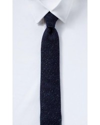 Express Narrow Wool Blend Tie Donegal Tweed