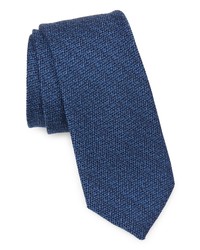 Ted Baker London Tweed Silk Wool Tie In Denim At Nordstrom