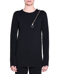 Stella McCartney Strong Lines Long Sleeve Tunic Ink