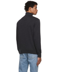 MAISON KITSUNÉ Grey Fox Head Patch Turtleneck