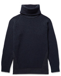 John Smedley Merino Wool Blend And Sea Island Cotton Rollneck Sweater