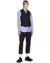 Comme des Garcons Homme Deux Navy Single Breasted Waistcoat