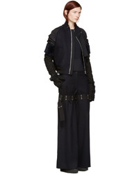 Sacai Navy Double Belted Trousers