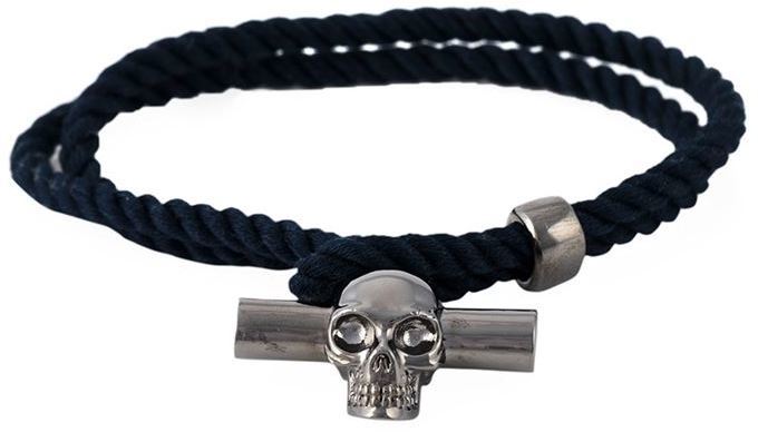 woven skull bracelet