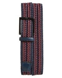 Torino Woven Cotton Leather Belt