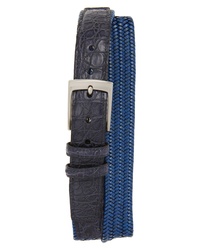 Torino Belts Stretch Woven Leather Belt