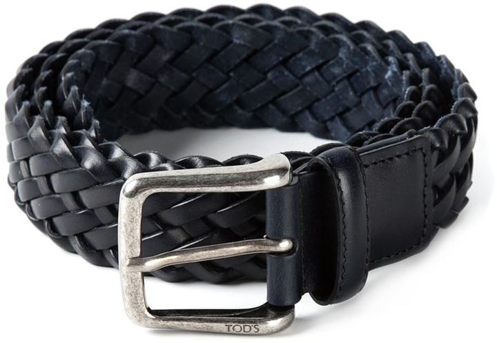 Tod's Woven Belt, $183 | farfetch.com | Lookastic