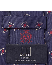 Dunhill 8cm Woven Mulberry Silk Twill Tie