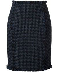 Navy Woven Skirt