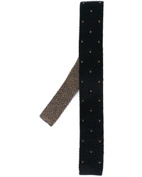 Navy Woven Wool Tie