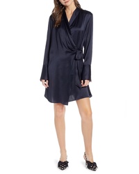 Something Navy Tie Front Dress