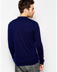 Asos Brand Merino Zip Turtleneck Sweater