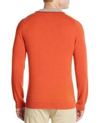 Saks Fifth Avenue Cashmere Zip Front Sweater