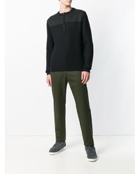 A.P.C. Contrasting Panel Sweater