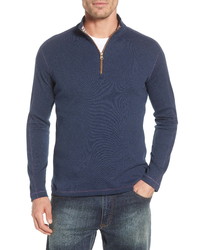 Robert Graham Gold Rush Quarter Zip Cotton Sweater