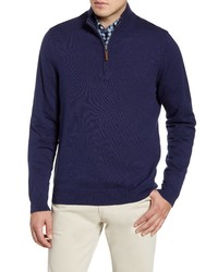 Nordstrom Half Zip Cotton Cashmere Pullover