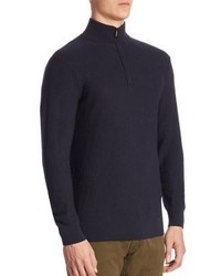 Ralph Lauren Half Zip Wool Cashmere Pullover