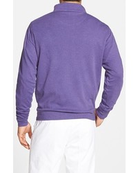 Peter Millar Interlock Quarter Zip Sweatshirt