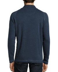 Robert Graham Long Sleeve Quarter Zip Sweater