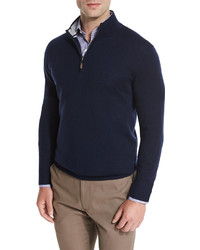 Peter Millar Merino Quarter Zip Sweater
