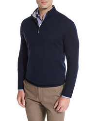 Peter Millar Merino Quarter Zip Sweater