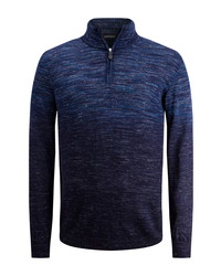 Bugatchi Merino Wool Blend Quarter Zip Sweater