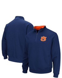 Colosseum Navy Auburn Tigers Tortugas Logo Quarter Zip Pullover Jacket At Nordstrom