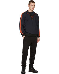 Ps By Paul Smith Navy Half Zip Popover Sweatshirt