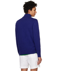 Polo Ralph Lauren Navy Half Zip Sweater
