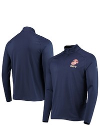 Under Armour Navy Navy Mid Rivalry Usmc Team Issue 20 Special Game Quarter Zip Jacket At Nordstrom