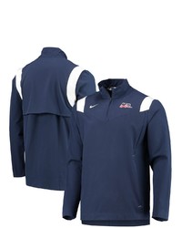 Nike Navy Usa Hockey Coaches Quarter Zip Jacket At Nordstrom