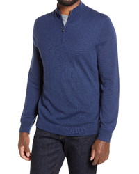 Nordstrom Men's Shop Quarter Zip Cashmere Sweater