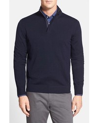 Façonnable Quarter Zip Cashwool Sweater