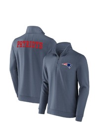 NFL X DARIUS RUCKE R Collection By Fanatics Navy New England Patriots Tri Blend Quarter Zip Sweatshirt At Nordstrom