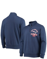 STARTE R Navy New England Patriots Heisman Quarter Zip Jacket At Nordstrom