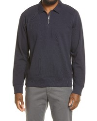Vince Regular Fit French Terry Quarter Zip Pullover