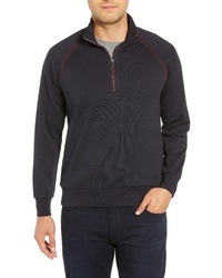 Bugatchi Regular Fit Quarter Zip Pullover Sweatshirt