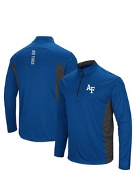 Colosseum Royal Air Force Falcons Audible Windshirt Quarter Zip Pullover Jacket At Nordstrom