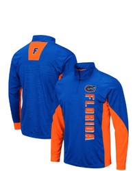 Colosseum Royal Florida Gators Bart Windshirt Quarter Zip Pullover Jacket At Nordstrom