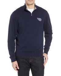 Cutter & Buck Tennessee Titans Lakemont Regular Fit Quarter Zip Sweater