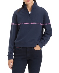 Tommy Jeans Tjw Flag Logo Half Zip Pullover