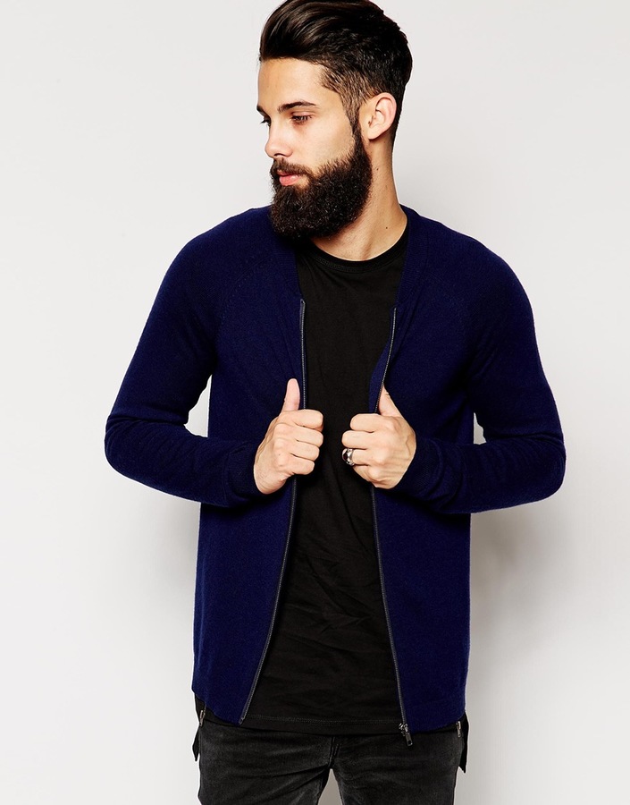 Asos Brand Merino Knitted Bomber | Where to buy & how to wear