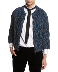 Brunello Cucinelli Cable Knit Zip Front Cardigan